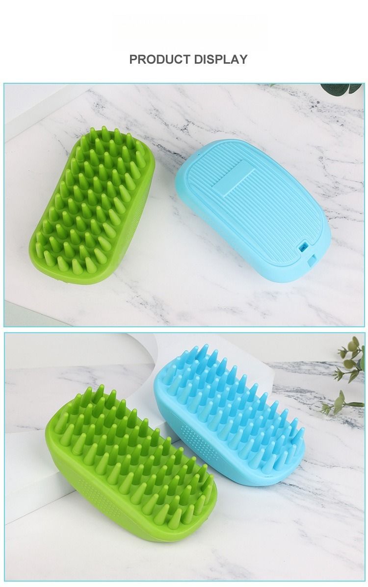 Accessori per animali domestici, spazzola massaggiante per il bagno degli animali domestici, strumento per la pulizia del bagno del cane, spazzola per la pulizia del bagno per rimuovere i peli galleggianti_voghion.com