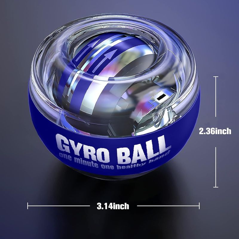 LED giroscopico Powerball Autostart Range Gyro Power Self Start Wrist Ball Fitness Esercizio Attrezzatura Mano Muscolo Trainer_voghion.com