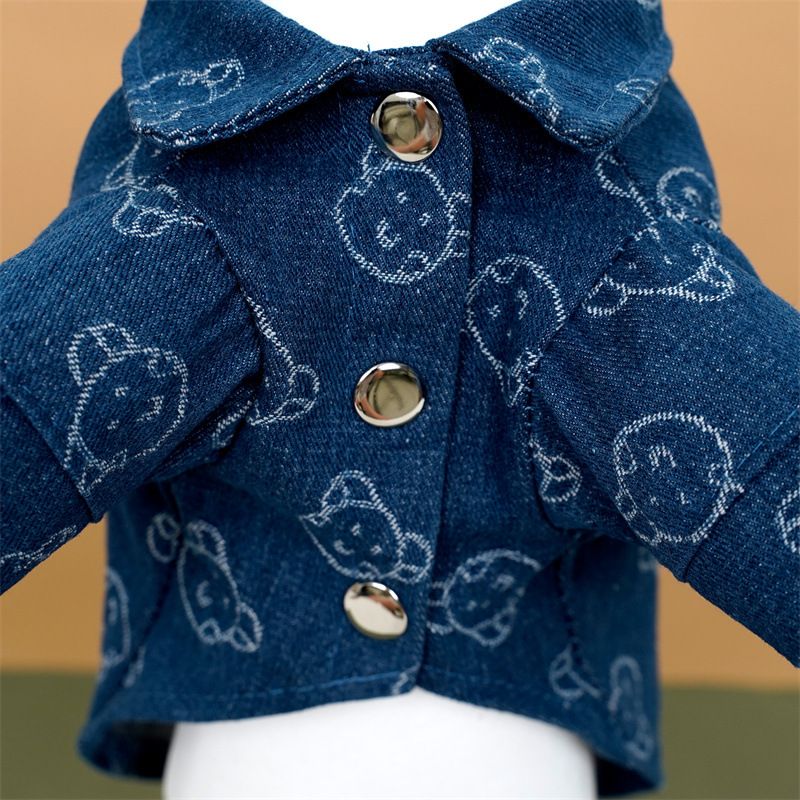 Maglietta da cowboy con corda di trazione Teddy da combattimento Abbigliamento per animali domestici per gatti Forniture per cani di piccola e media taglia_voghion.com