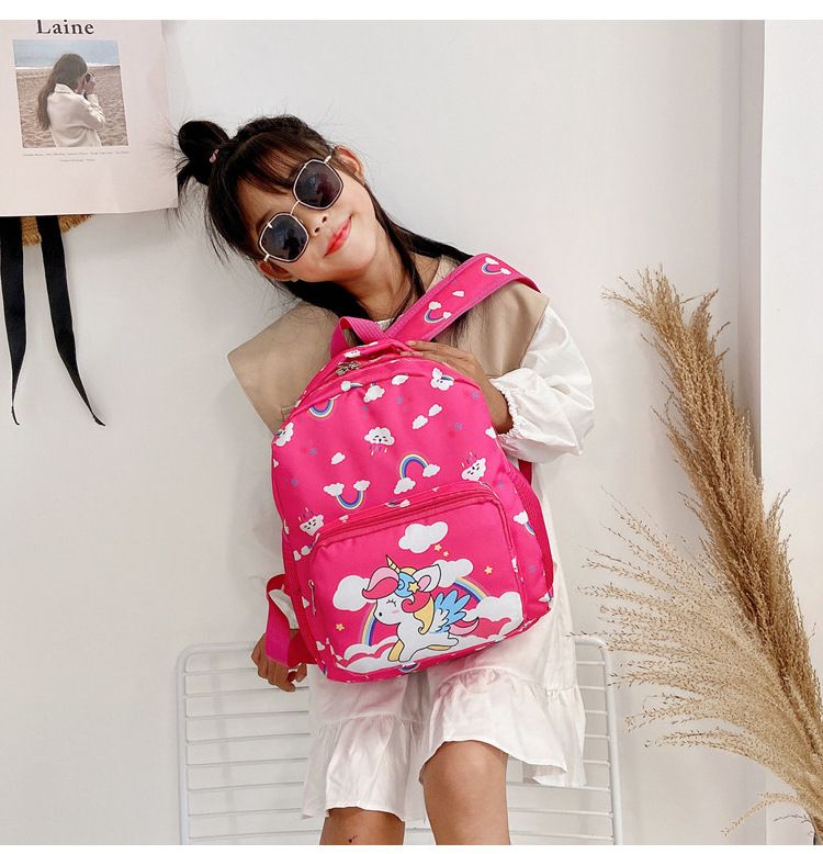 Andralyn Neue Kindertasche mit Cartoon-Print Kinderrucksack Trendy und süßer Dinosaurier-Kindergartenrucksack_voghion.com