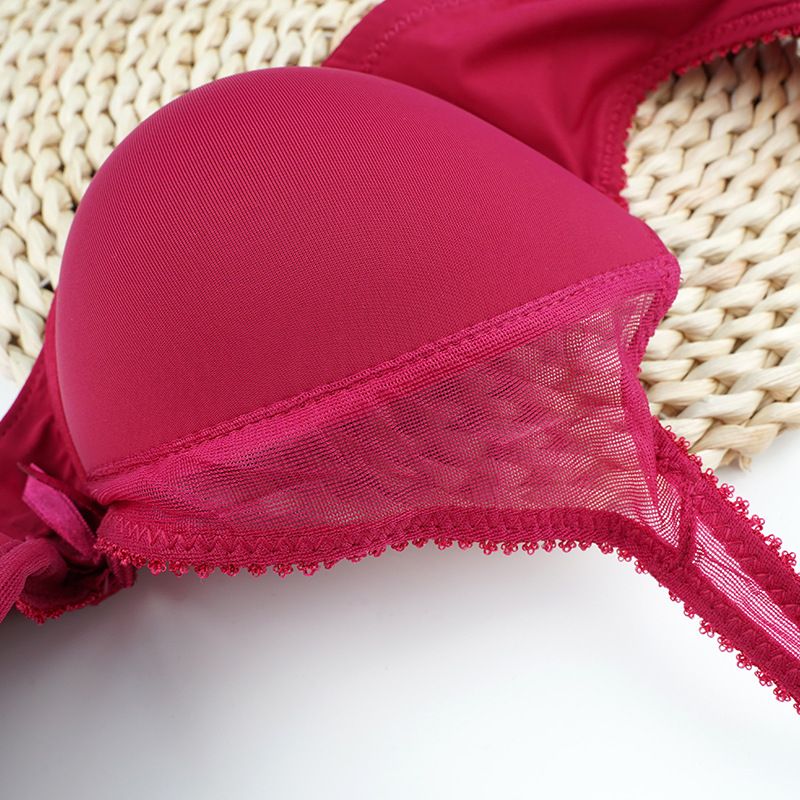 Reggiseno sexy Reggiseno push-up con tette grandi e tette laterali traspiranti e regolabili_voghion.com