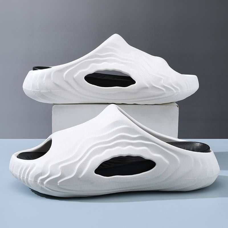 Nuovo tipo di pantofola estiva da uomo One Word, con rialzo per l'altezza, anti-odore, resistente all'usura, personalizzata._voghion.com