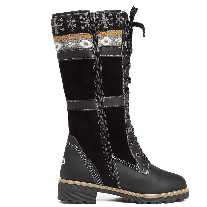 Womens Length Boot Low Heeled Cavalier Boots_voghion.com