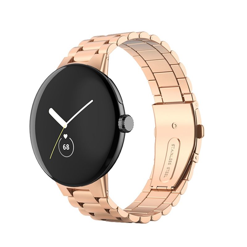Lämplig för Fitbit Google Pixel Watch med tre pärlor i metall._voghion.com
