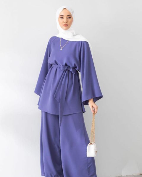 Women's Long Sleeved Trousers Two Piece Suit Elegant Daily Commuting Suit_voghion.com