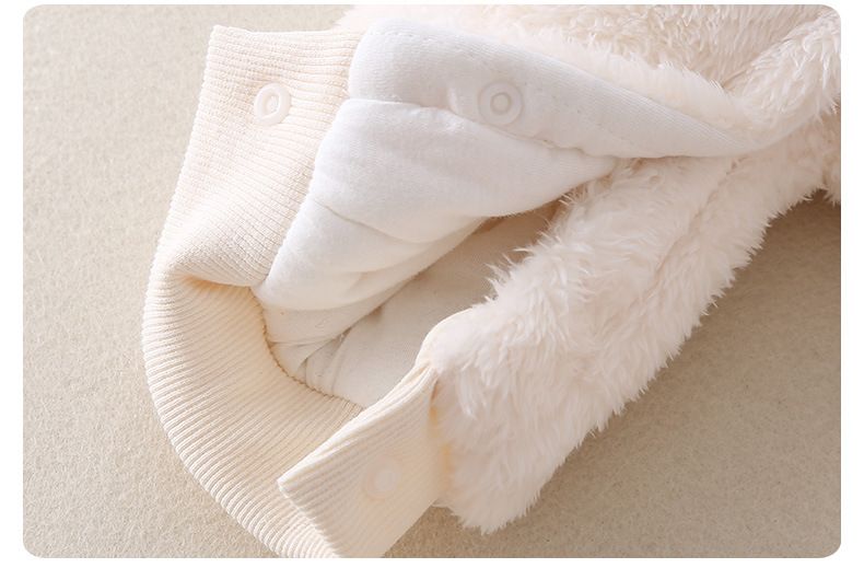 Baby höst vinterkläder med extra bomull tjockt hopp, skurna män och kvinnor baby flanell varmt utomhushopp_voghion.com