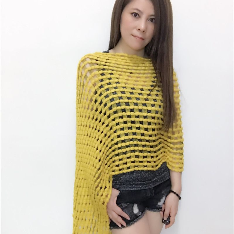 Summer shawl spring women's scarf, knitted pullover, cape cape, tassel sweater jacket, white outfit, 2022_voghion.com