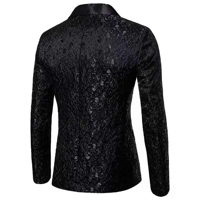 Abito casual europeo, ospite di nozze, colletto con revers, abito formale, giacca, uomo_voghion.com
