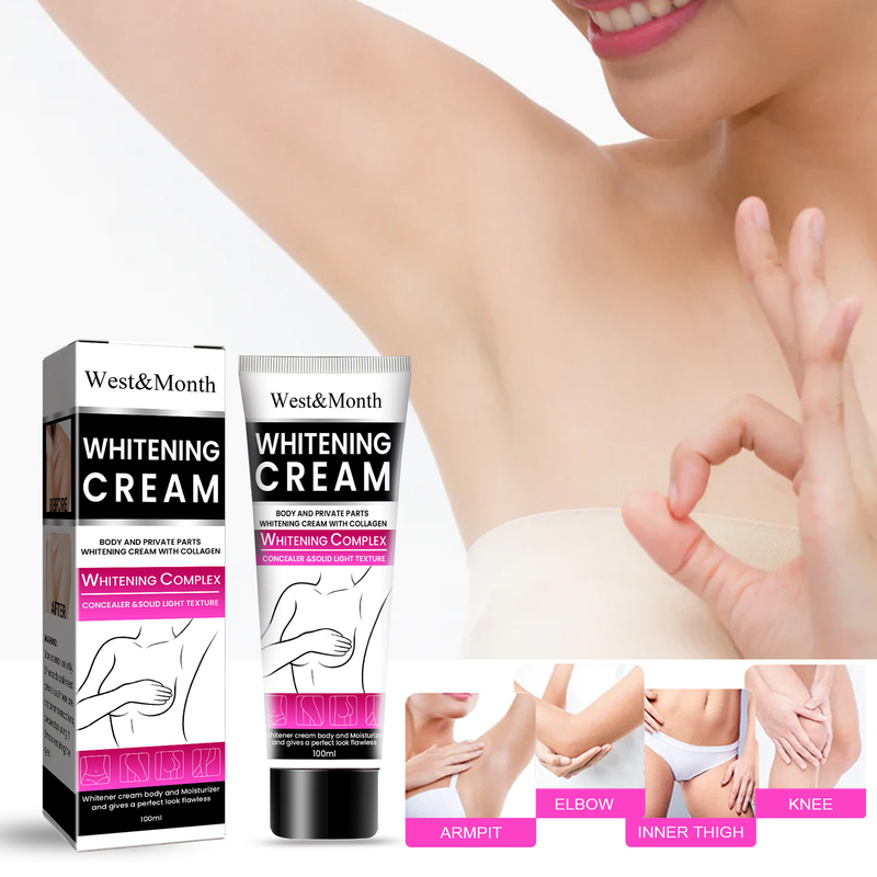 West&month Underarm Whitening Elbow Private Area Beautifying Cream, Brightening Skin Tone, Whitening, Moisturizing, and_voghion.com