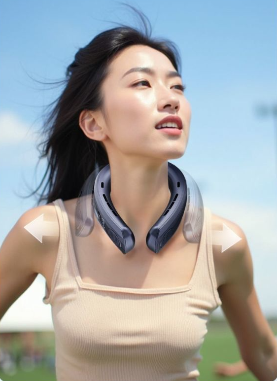 2025 New Silent Semiconductor One Second Portable Cooling Artifact Neck Hanging Fan_voghion.com