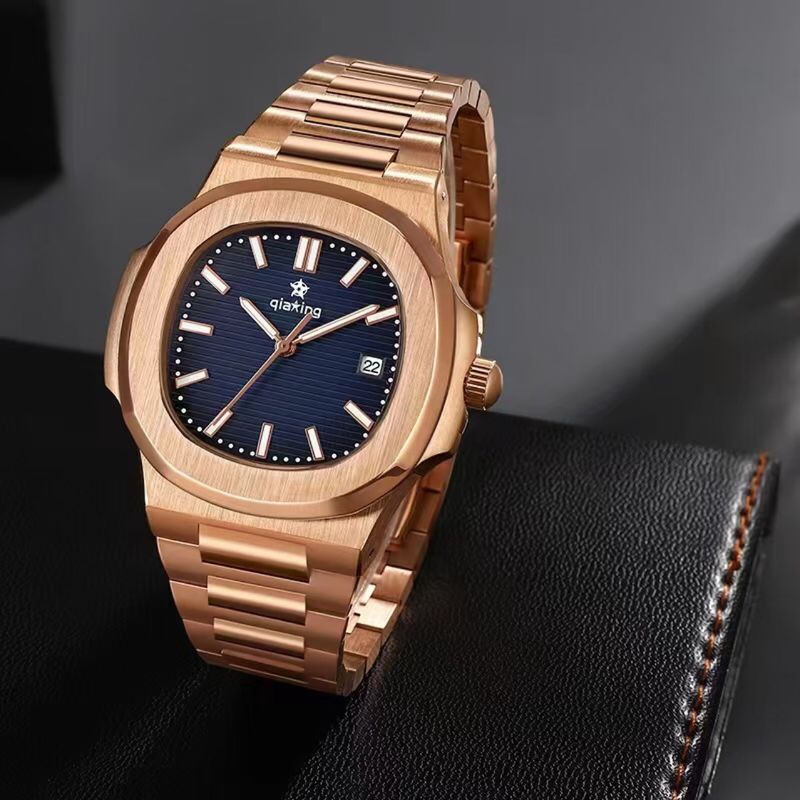 New Waterproof Ultra-Thin Men's Calendar Quartz Watch Automatic Mechanical Live Streaming_voghion.com
