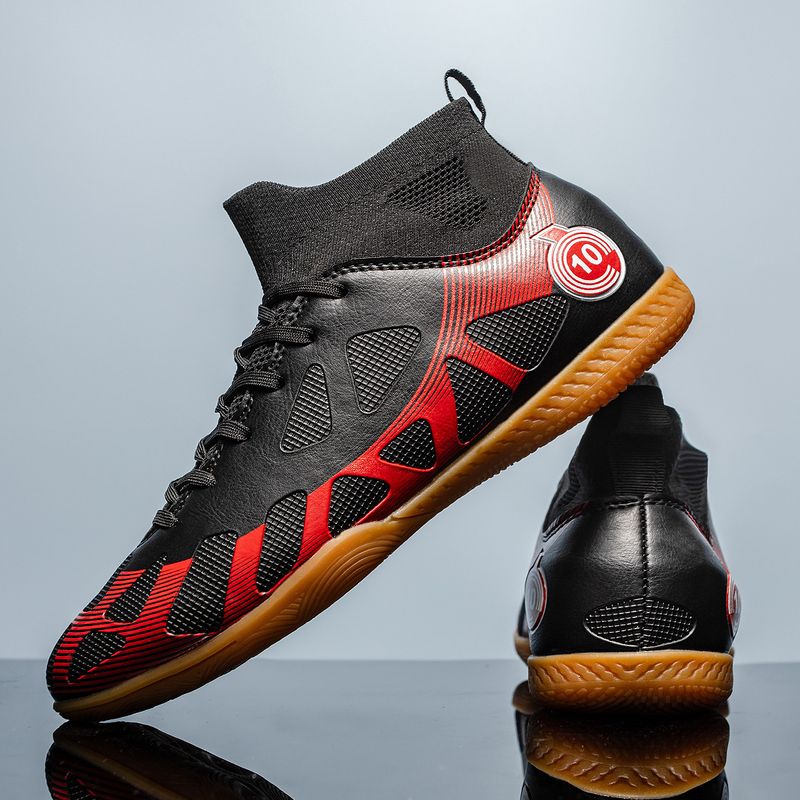 Men's and women's football shoes high top new long and short nail sneakers_voghion.com