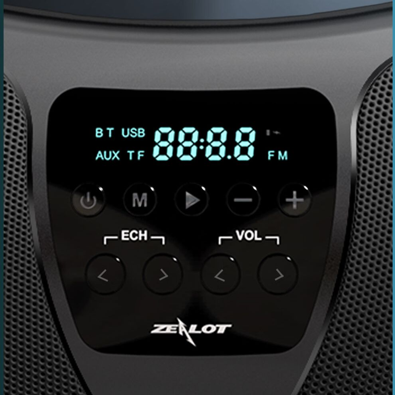 Orijinal ZEALOT P1 40 W Güçlü Kablosuz Bluetooth Hoparlörler Süper Bas Stereo Ses PC Telefon Için Mikrofon Ile Taşınabilir Ses Kutusu Subwoofer_voghion.com