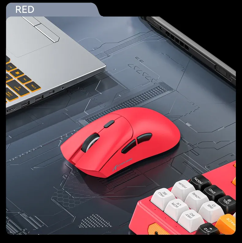 Attack Shark R1 1000Hz Bluetooth Wireless Tri-mode Connection 18000dpi Optical Mouse Lightweight Ergonomic DesignMouse_voghion.com
