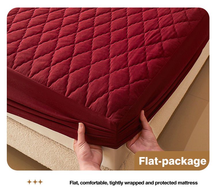 Waterproof Mattress Cover Simmons Mattress Protector Anti Slip Urine Proof Dust Cover 1PC_voghion.com
