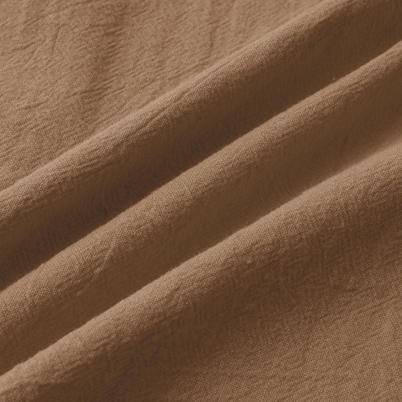 Camicia a maniche corte casual alla moda di grandi dimensioni in lino di cotone sciolto tinta unita estate 2023 dei nuovi uomini_voghion.com