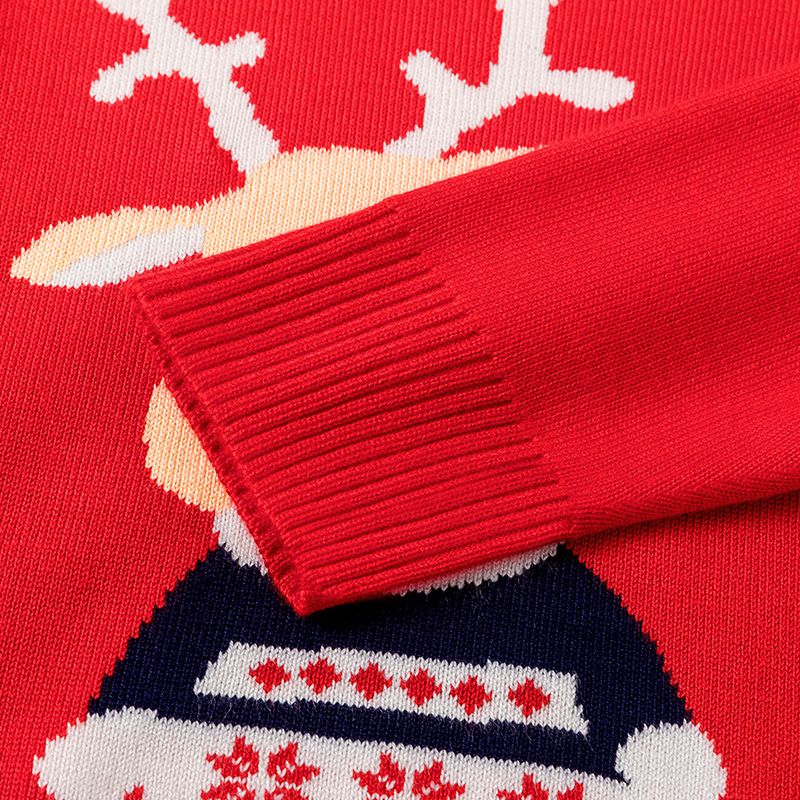 Weihnachtskleidung für Kinder Jungen-Cartoon-Pullover-Pullover für Mädchen Weihnachts-Elch-Pullover für Mädchen Neujahr Herbst/Winter-Pullover_voghion.com