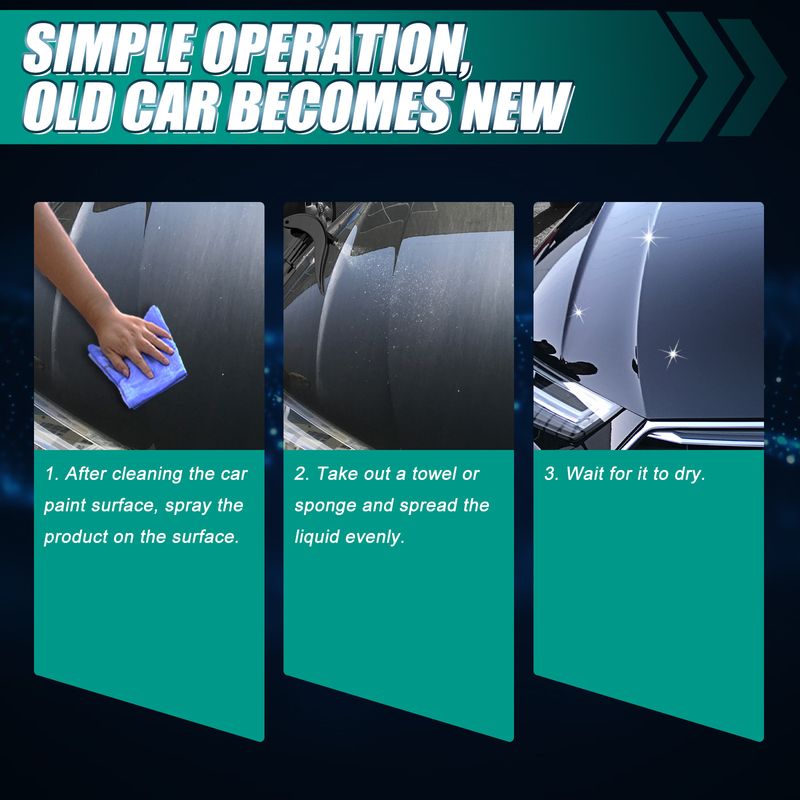 Spray de acoperire pentru automobile, agent de întreținere a geamurilor auto, agent de acoperire pentru glazură de etanșare a sticlei, antipraf și antivaporare_voghion.com