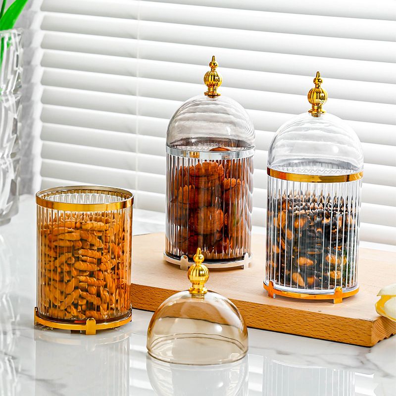 Juego de 5 recipientes herméticos para almacenar alimentos: botes de plástico sin BPA para cocina (diseño transparente apilable con tapas con cierre)_voghion.com