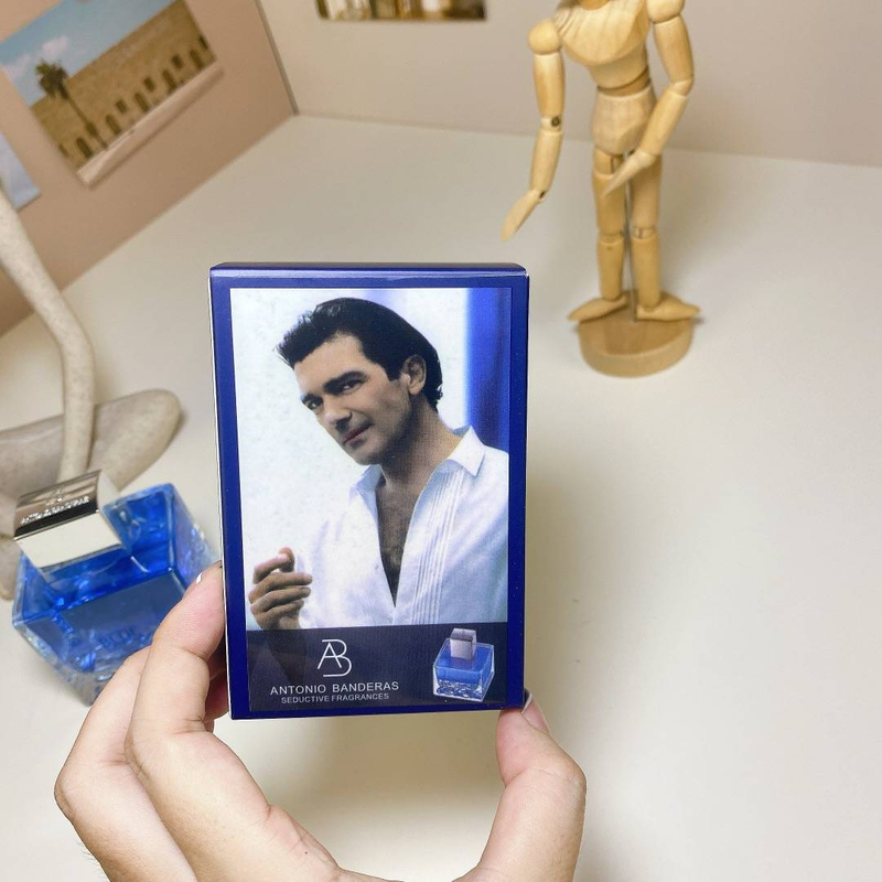 Antonio Banderas Blue Seduction, Fu Chi orientální tóny, toaletní voda s přírodním sprejem, pro muže, 100 ml_voghion.com