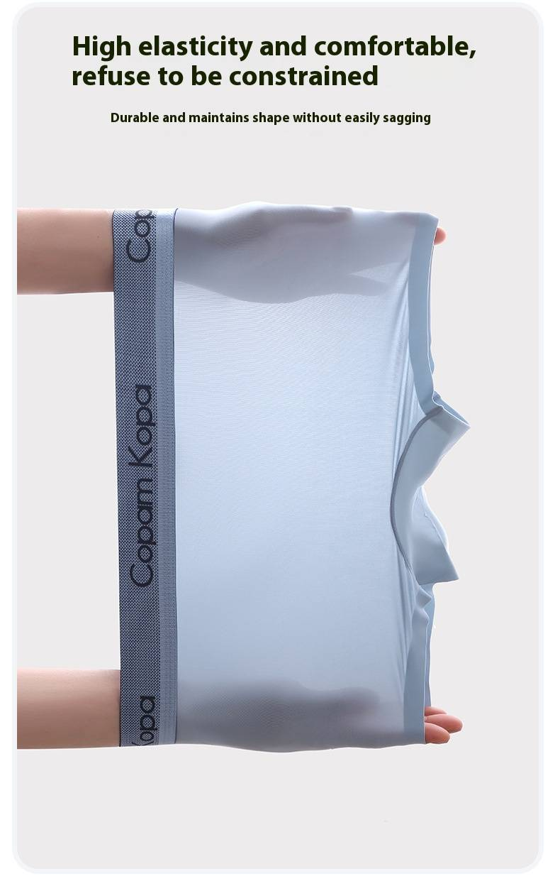 Kühlende, nahtlose Bikiniunterwäsche für Damen – atmungsaktive, unsichtbare Unterhose für den Sommer, weiches Stretch-Nylongewebe mit Baumwollzwickel_voghion.com