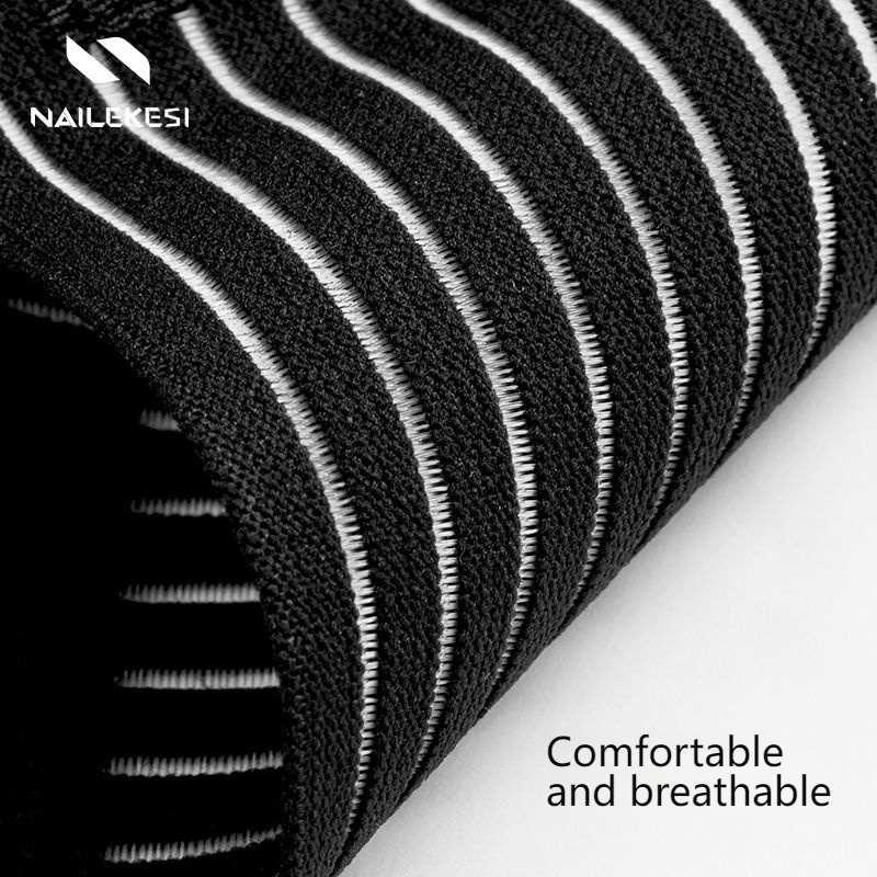 Elastic Self-Adhesive Bandage – Adjustable Compression Wrap For Running, Gym & Injury Support (7.5x120cm, Black/Skin/Gray-Blue)_voghion.com