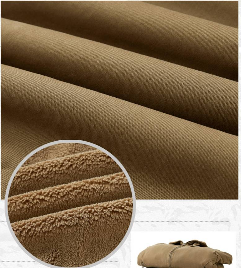 Men's Clothing Autumn And Winter New Style Lambskin Jacket Workwear Men's Plus Velvet Thickened Cotton Coat Warm Lapel Cotton Casual Cotton Coat_voghion.com