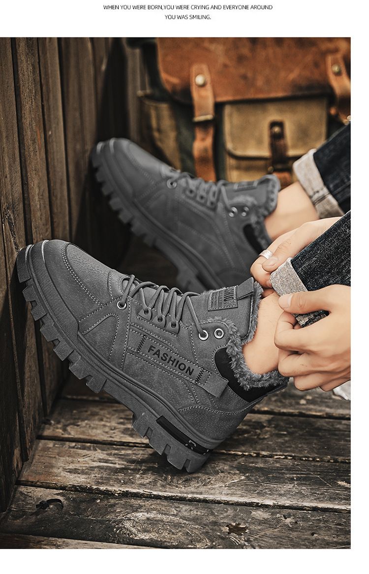 "2025. Autumn/Winter Warm Shoes, Men's Board Shoes, Sporty And Casual Men's Shoes._voghion.com