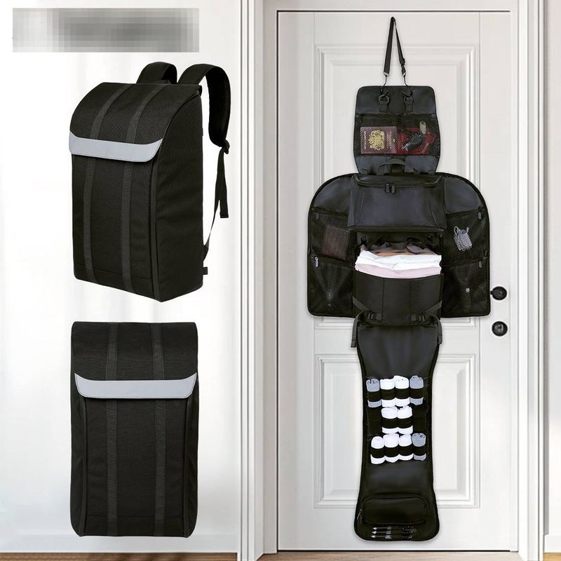 35L Multifunctional Travel Backpack Large Capacity Magnetic Suction Business Travel Luggage Multi Piece Backpack_voghion.com