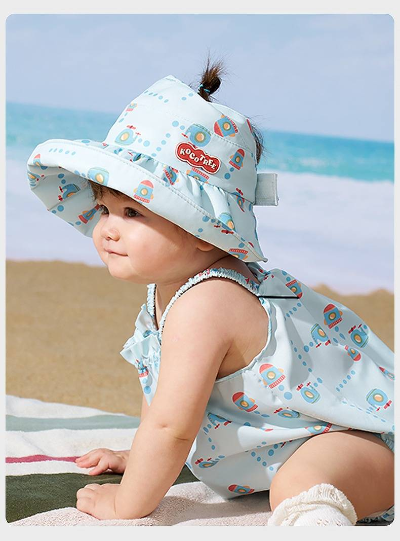 Cappello da sole per neonati – Protezione UV UPF 50+ e traspirante per neonati e bambini piccoli – Cappellino estivo leggero a tesa larga_voghion.com