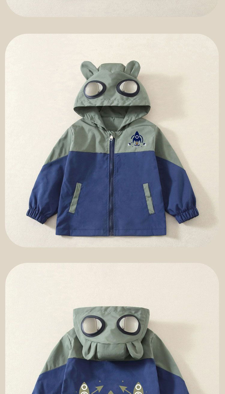 Ropa infantil 2025 Abrigos para niños Primavera y otoño Chaquetas casuales y elegantes para niños Tops Cortavientos de moda para niñas_voghion.com