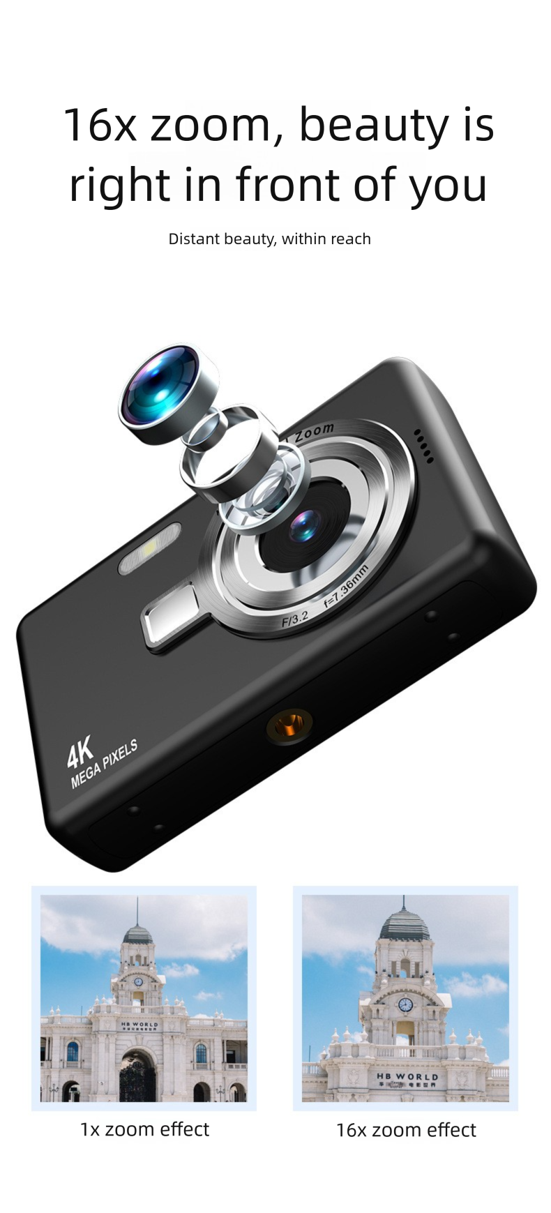 CCD Student Entry-Level HD Dual-Recording Digital For Home Use, Children's Photography, Small Mini Camera_voghion.com