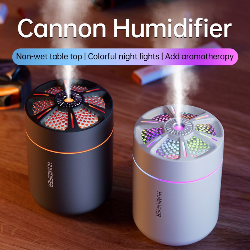 Umidificador de ar potente e eficiente 180ml aromaterapia difusor de aromas óleo essencial com luzes coloridas para casa carro_voghion.com