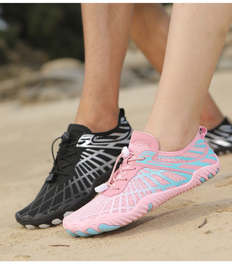 2024 New Water Shoes For Women And Men, Couple Style, Swimming Beach Large Size, Five-Toe Shoes, Breathable_voghion.com
