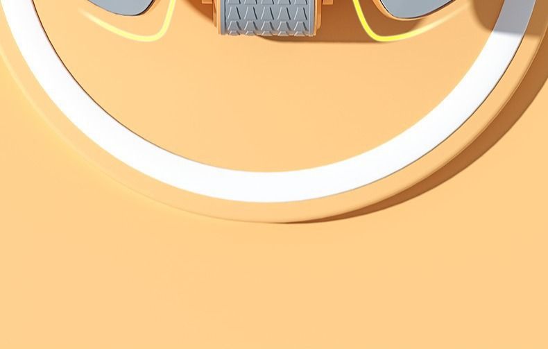 Two-in-one Counting Flat Support Abdominal Wheel Twin Tire Anti-skid Roller Automatic Rebound Men and Women Belly Roll_voghion.com