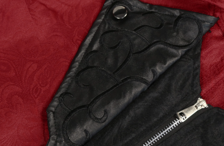 Medieval Halloween Retro Splicing Jacket Men's Gothic Dark_voghion.com