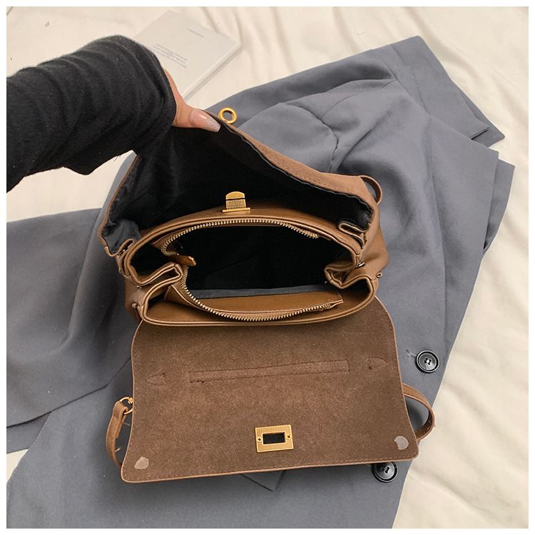 Hochwertige Tragetasche mit großem Fassungsvermögen für Damen 2024, matt, trendig, Rodeo, Umhängetasche für den Weg zur Arbeit_voghion.com