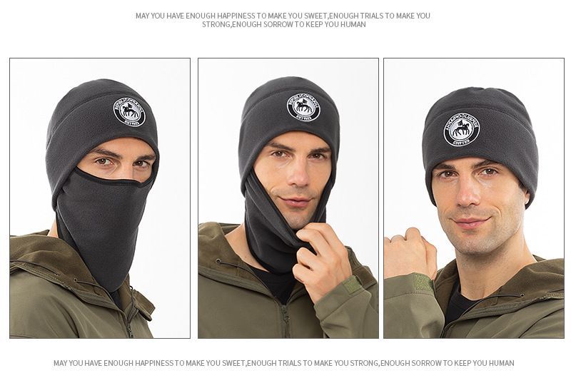 Männer und Frauen Winter Multifunktionale Wärme Kalt Sport Radfahren Gehörschutz Gesichtsmaske Hut Wärmer_voghion.com