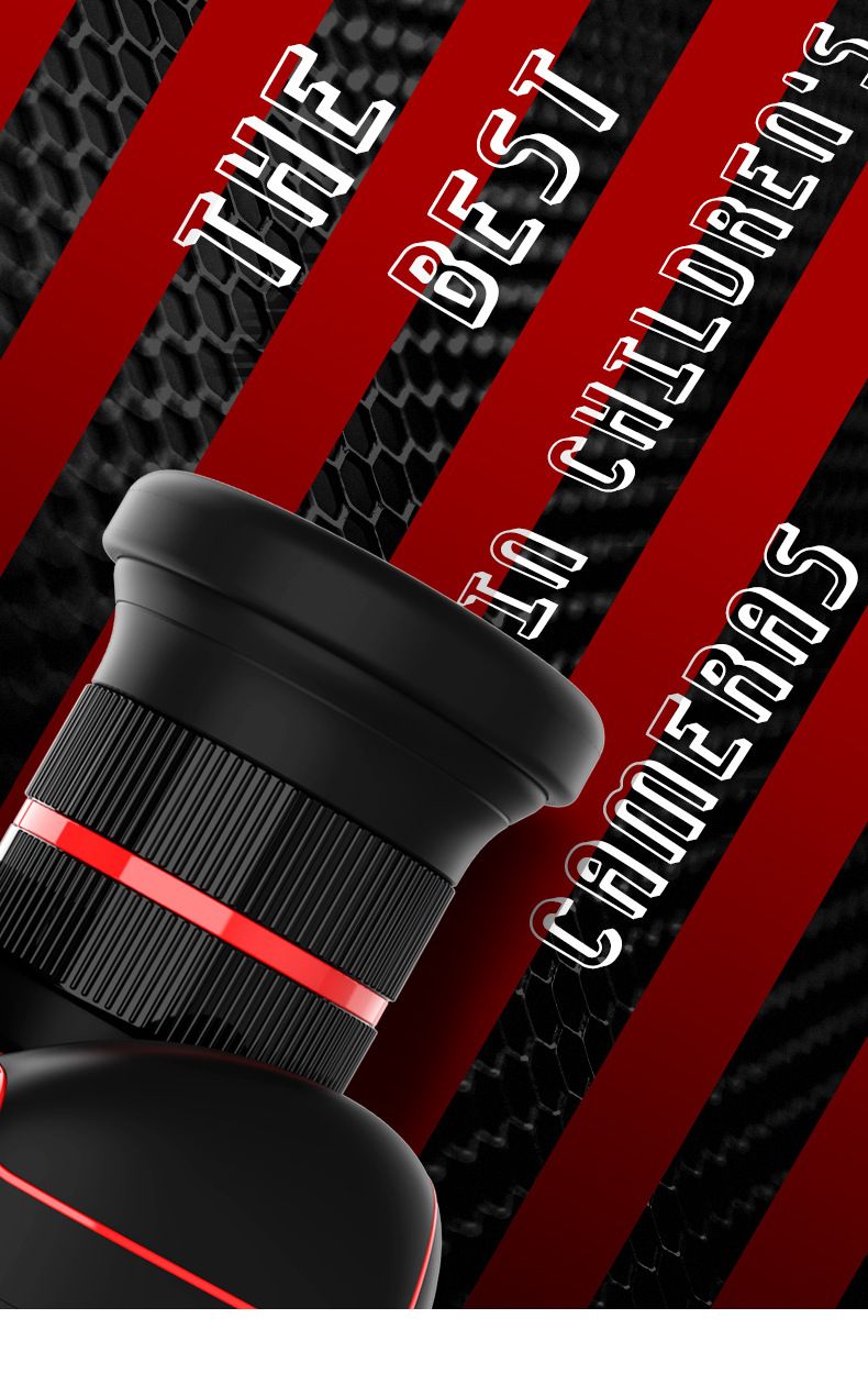 Fotocamera per bambini 4K, obiettivo 360° con messa a fuoco automatica da 8 MP, DSLR giocattolo con sensore SONY e scheda bonus da 32 GB + fascia da braccio - Regalo per fotografi dai 9 ai 14 anni_voghion.com