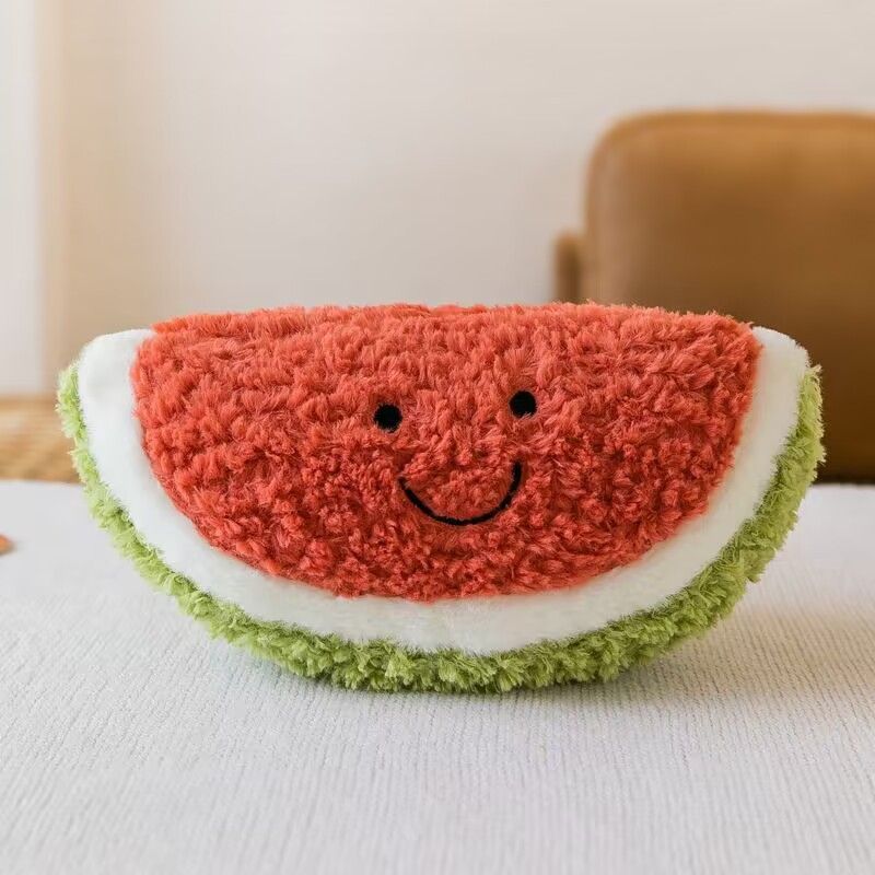 creative simulation fruit plush toy claw machine Durian Pumpkin Strawberry Mango Pineapple_voghion.com