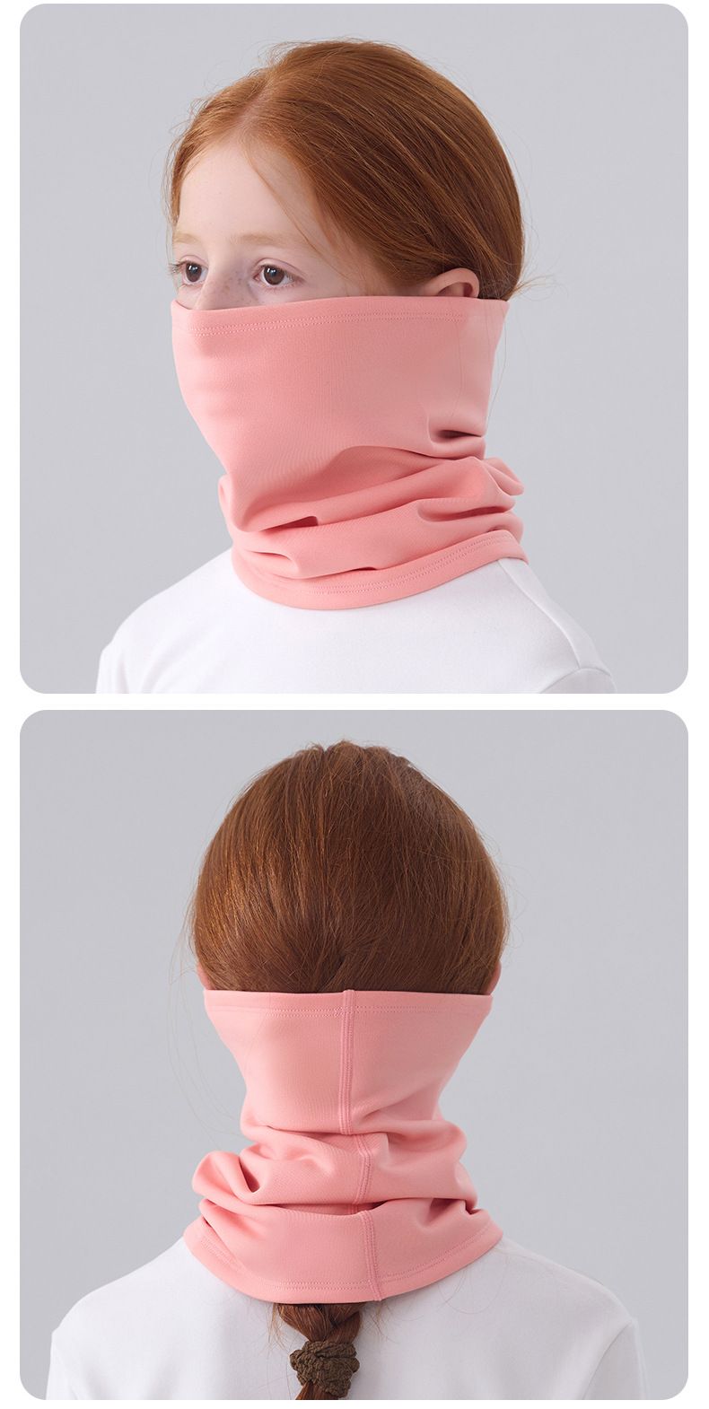 Felpa con cappuccio da ciclismo da uomo, alla moda, antivento, calda, con protezione integrale per il collo, maschera da sci, piccola sciarpa da donna, autunno inverno_voghion.com