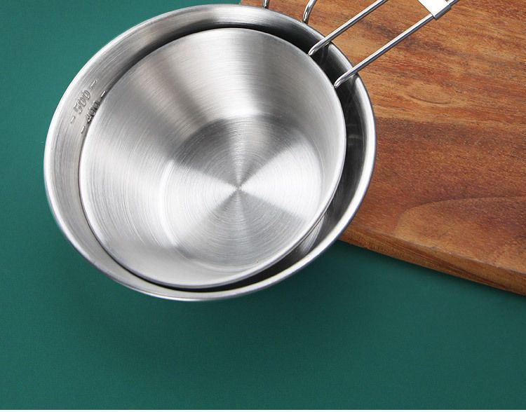 Outdoor Folding Snow Portable Tableware 304 Stainless Steel Camping Coffee Cup Instant Noodle Rice Bowl Cookware_voghion.com