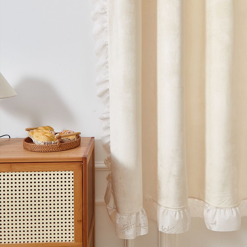 Soft Linen Curtains With Grommet Top – Light Filtering, Modern Minimalist For Living Room, Bedroom, Study – Ready-Made, Easy Install_voghion.com