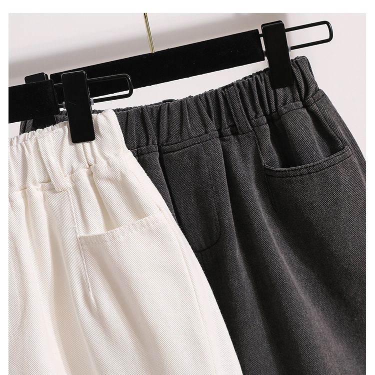 Pantaloncini in denim tencel sottile a linea A, da donna, versatili, larghi, a vita alta, con gamba larga, estate 2025_voghion.com