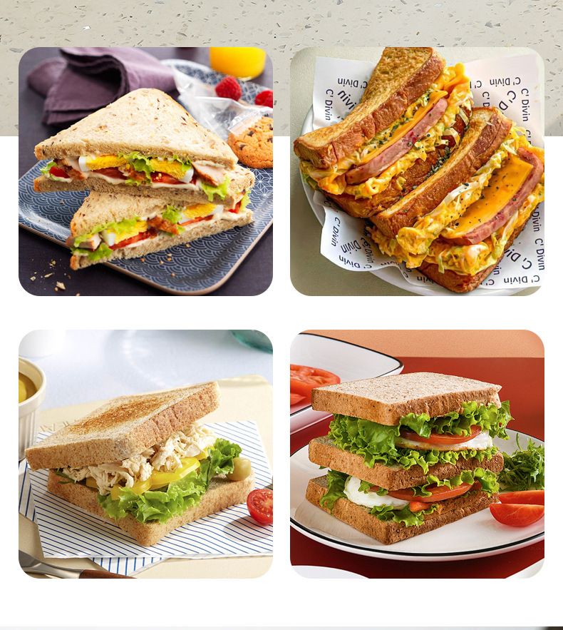Mini Toaster Sandwich Breakfast Machine Home Kitchen Bread Maker Small Appliance_voghion.com