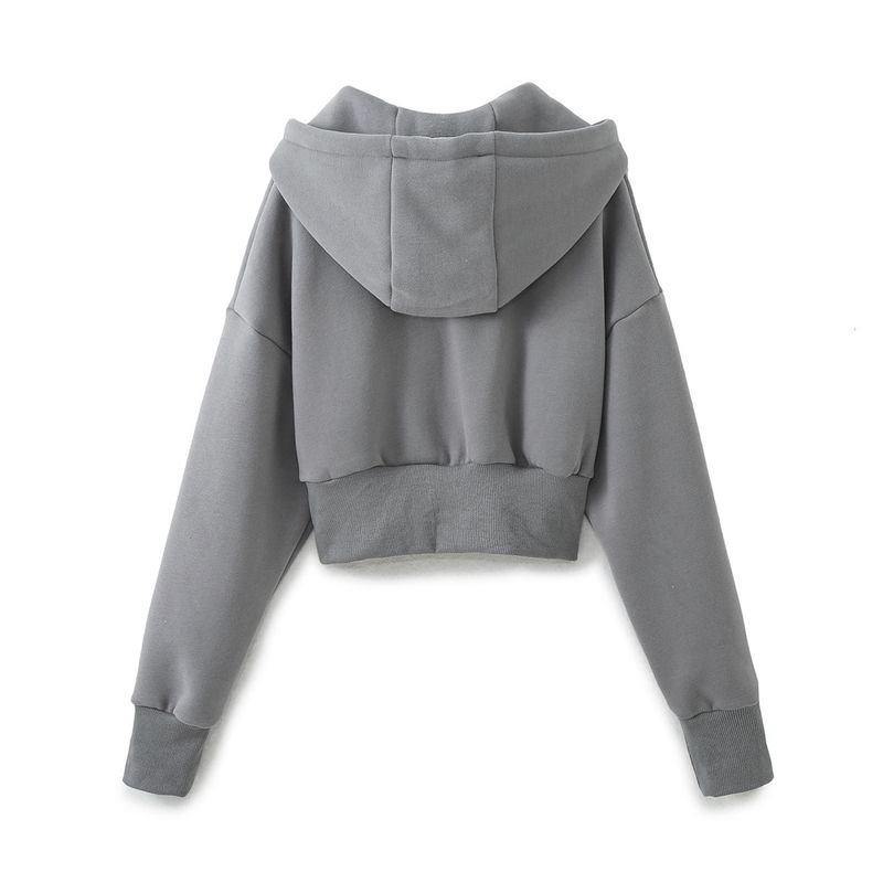 Set mit Kapuzenoberteil und Hose im französischen Stil – Lässiges Streetwear-Outfit für Damen – Zweiteilige Loungewear aus Polyester (Weiß/Pink, S/M/L)_voghion.com