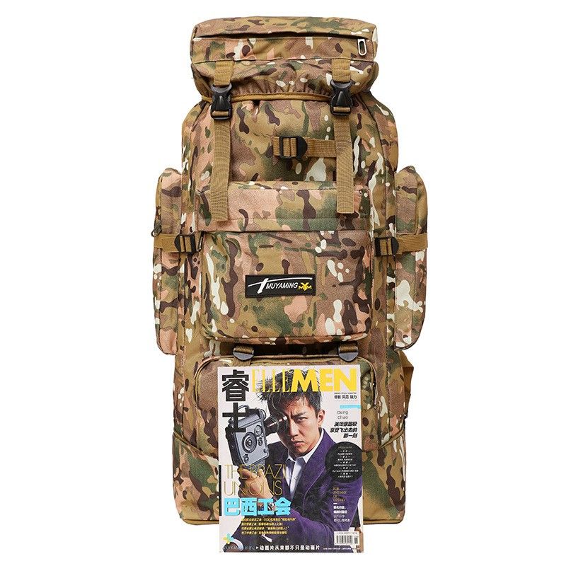 100L Thickened Expansion Large Capacity Backpack Lage Outdoor Camping Camouflage Shiralee Travel Big Bag_voghion.com