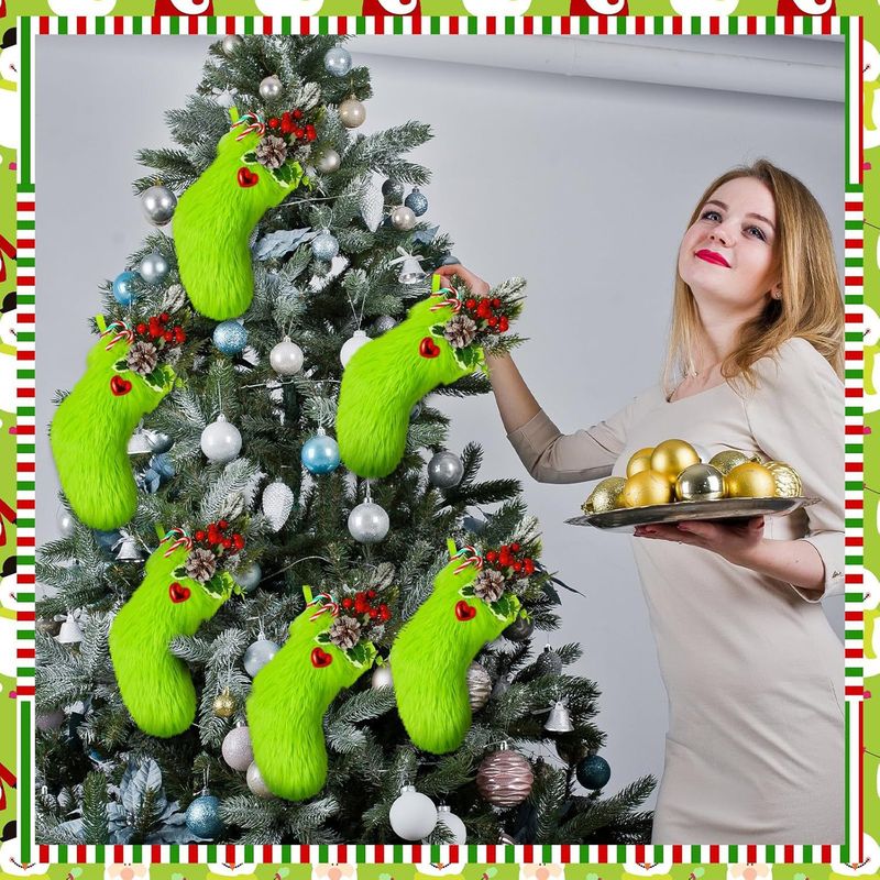 Weihnachten Neue Weihnachten Tag Atmosphäre Party Plüsch Weihnachten Strümpfe Dekoration Geschenk Requisiten Ornamente_voghion.com