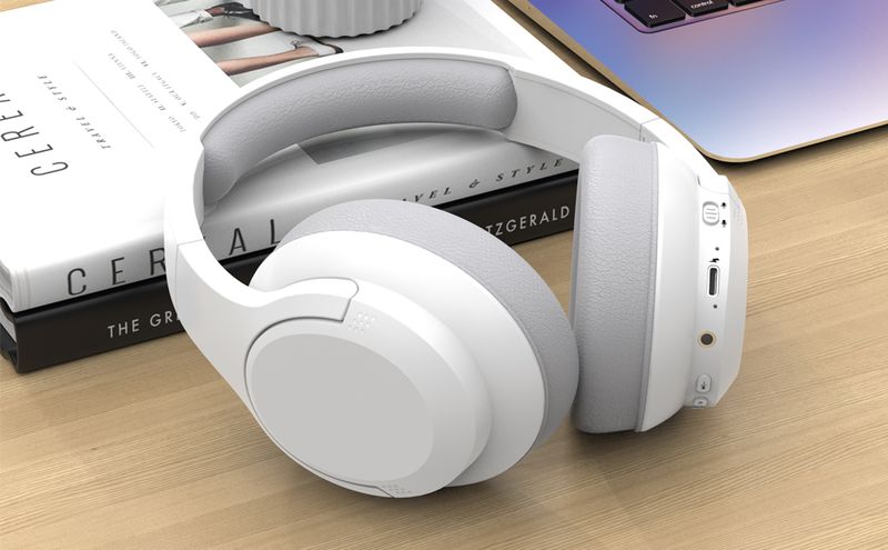 Bluetooth Wireless Over-Ear 48H Playtime And With Microphone, HiFi Stereo Foldable Lightweight Headphones For De_voghion.com