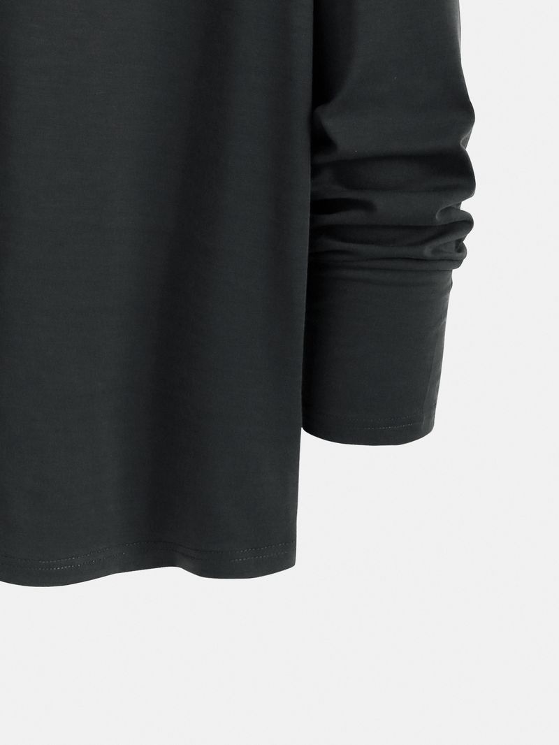 Neues langärmeliges Herren-T-Shirt mit Print und Rundhalsausschnitt – Trendiges, vielseitiges Freizeit-Top für Herren im Sommer_voghion.com